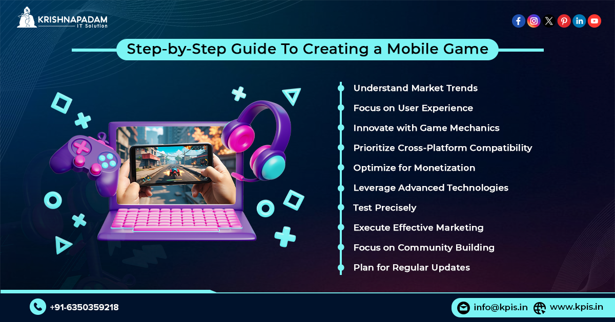 Step-by-Step Guide To Creating a Mobile Game- KPIS Pvt. Ltd.