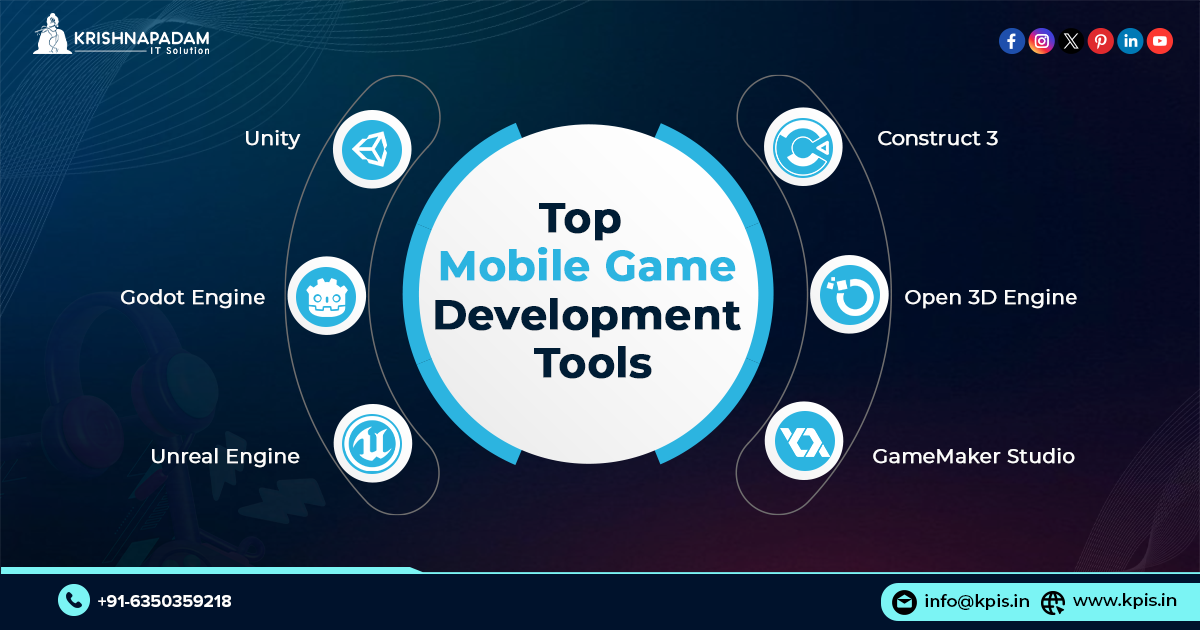 What are the Top Mobile Game Development Tools? KPIS Pvt. Ltd.