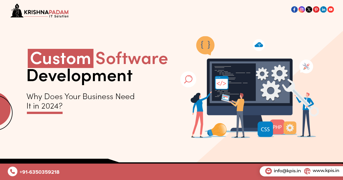 Custom Software Development- Why Does Your Business Need It in 2024- KPIS Pvt. Ltd.