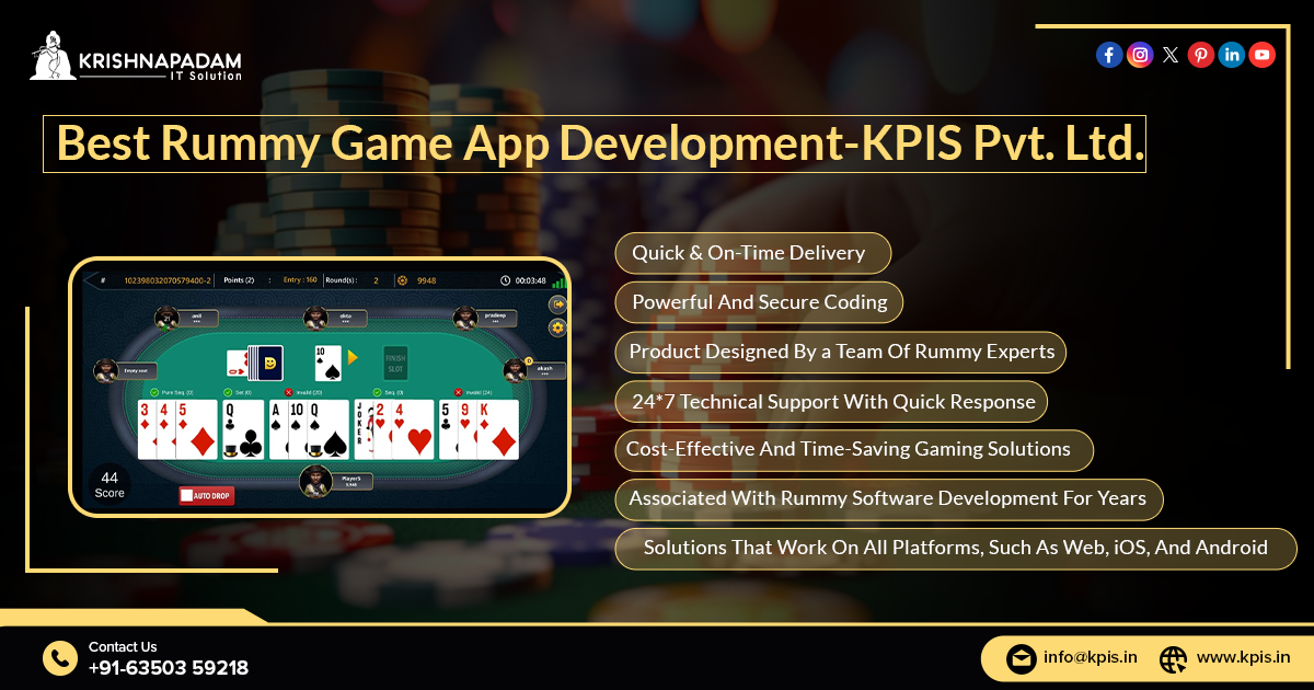 KPIS Pvt. Ltd.- the Best Rummy Game App Development Company in India