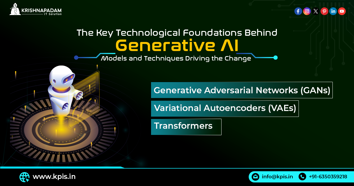 The Key Technological Foundations Behind Generative AI: Models and Techniques Driving the Change- KPIS Pvt. Ltd.