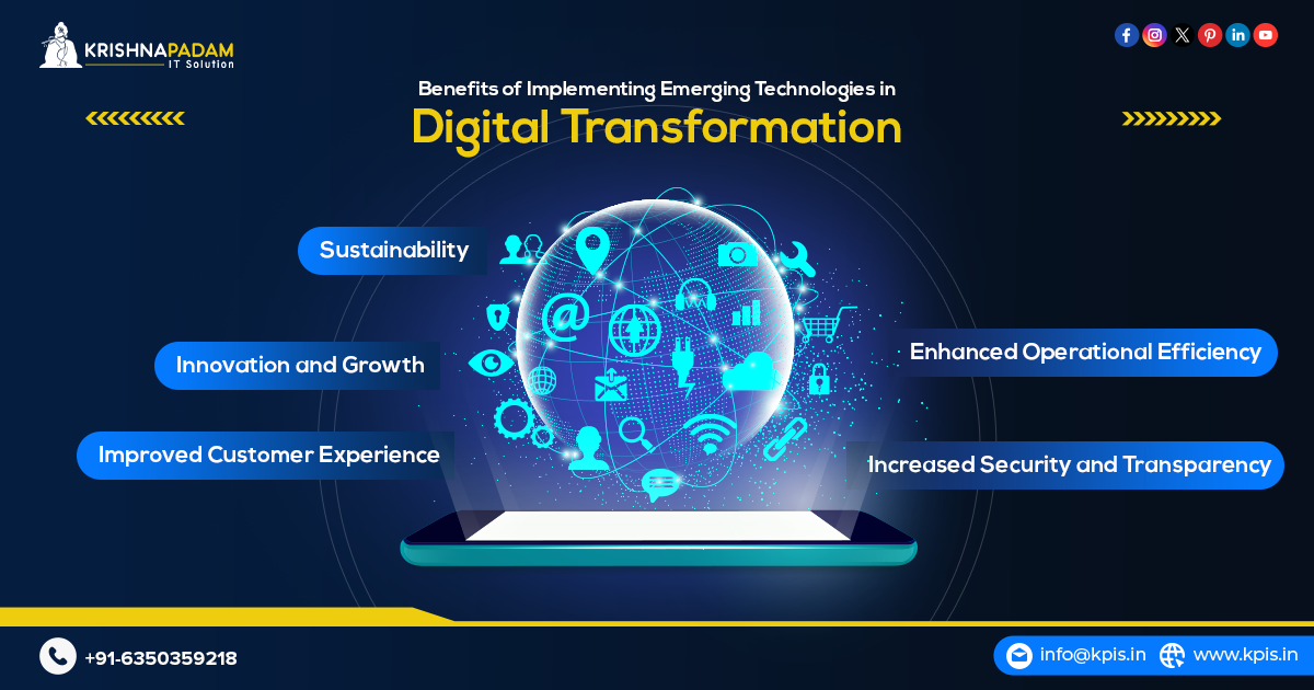 Benefits of Implementing Emerging Technologies in Digital Transformation- KPIS Pvt. Ltd.