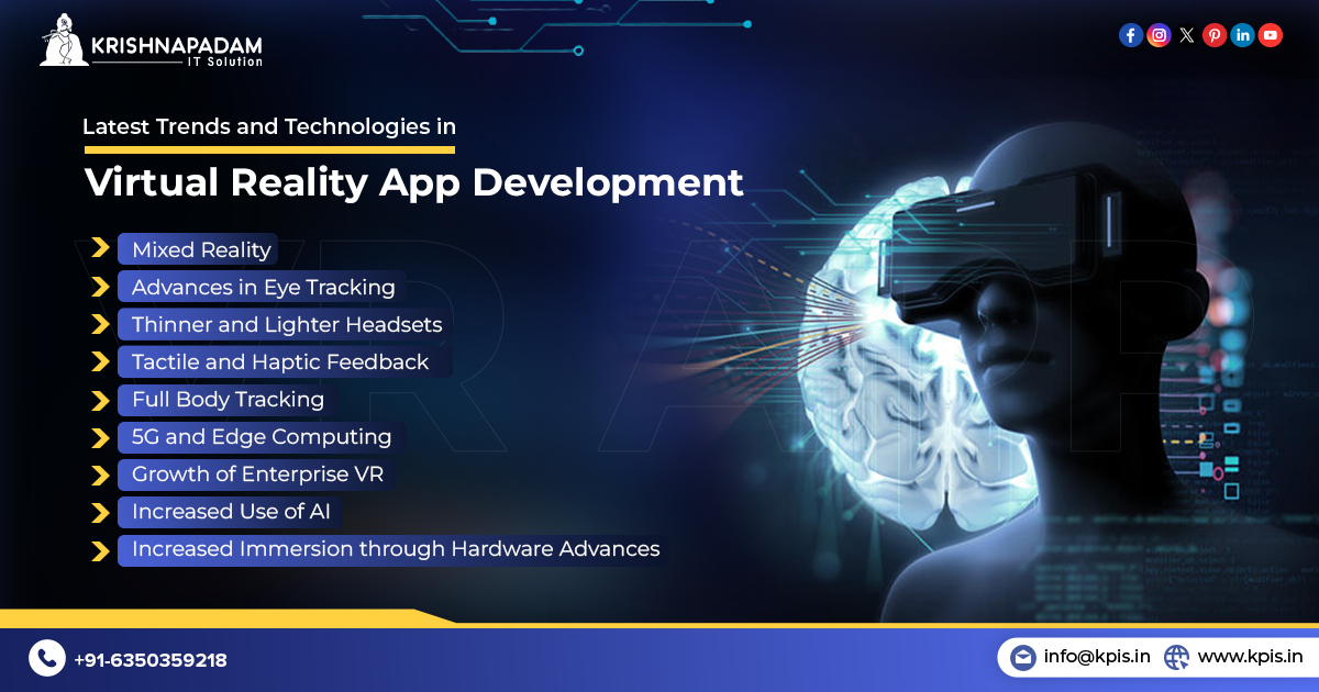 Latest Trends and Technologies in Virtual Reality App Development- KPIS Pvt Ltd