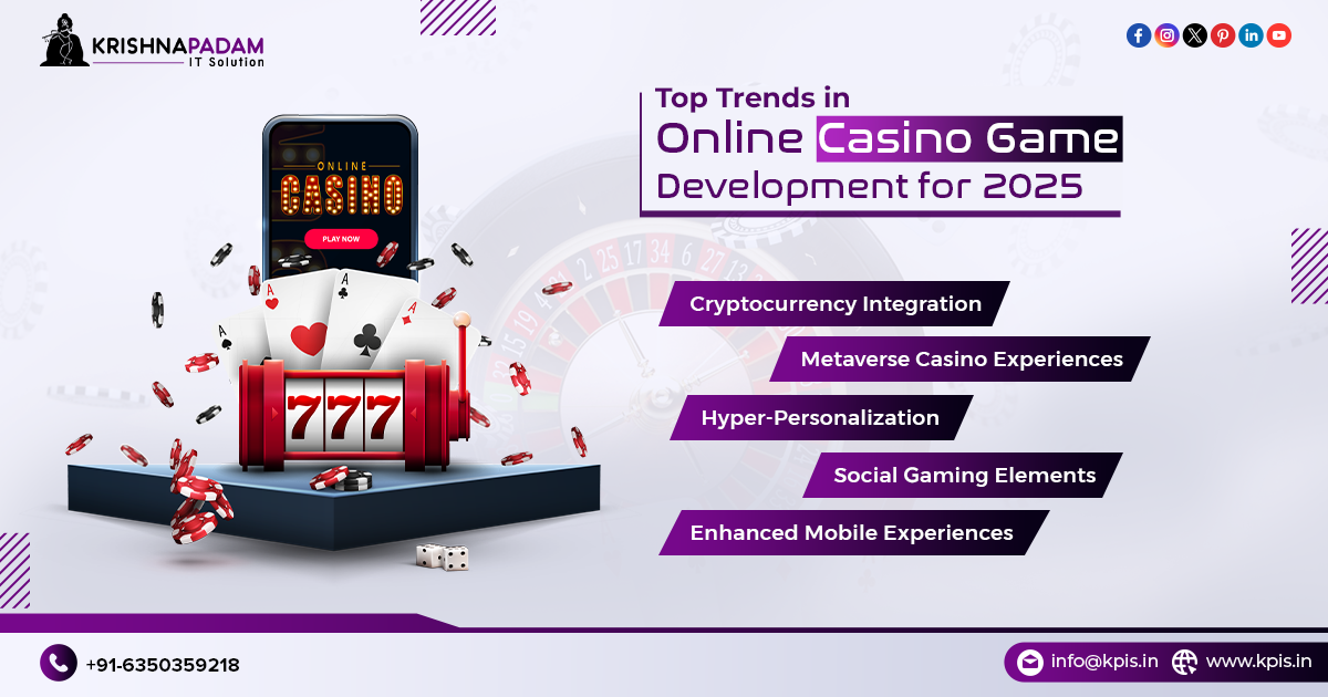 Top Trends in Casino Game Development for 2025- Krishna Padam IT Solution