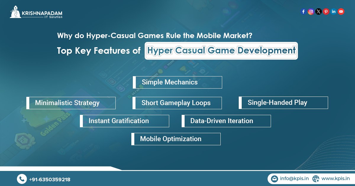 Hyper Casual Game Development- A Comprehensive Guide For 2025 | What is Hyper Casual Game Development? | Why Invest in Hyper-Casual Game Development? | Hyper-Casual vs Casual Games: What is the Difference? | Why do Hyper-Casual Games Rule the Mobile Market? Top Key Features of Hyper Casual Game Development | How to Choose the Right Platform for Your Hyper Casual Game? | Best Hyper Casual Game Mechanics | Types of Hyper Casual Games | The Future of Hyper-Casual Game Development: Trends and Innovations | Why is KPIS Pvt. Ltd. the Best Hyper Casual Game Development Company?