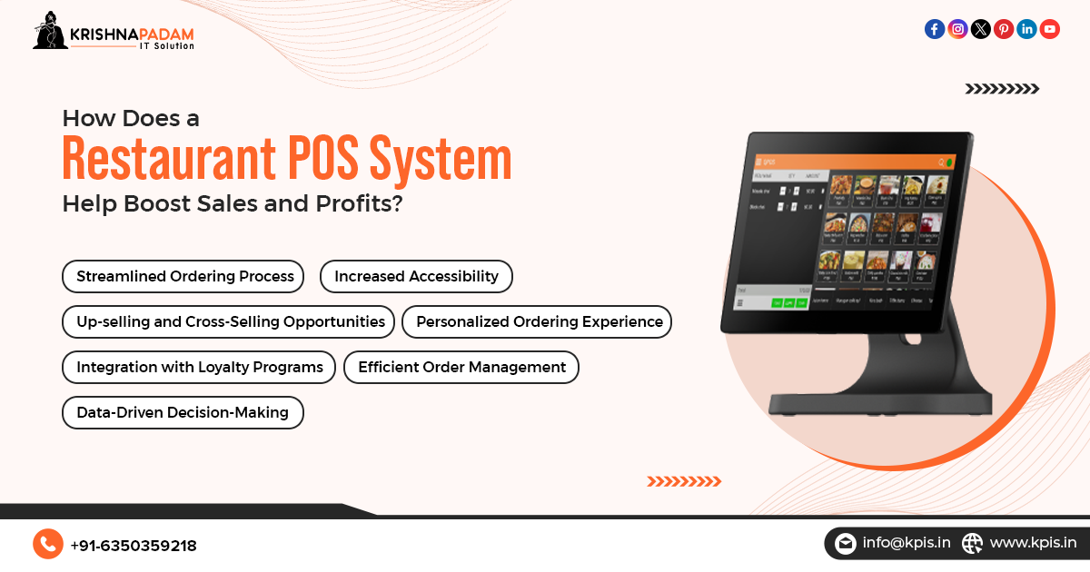 How Does a Restaurant POS System Help Boost Sales And Profits? KPIS Pvt. ltd.