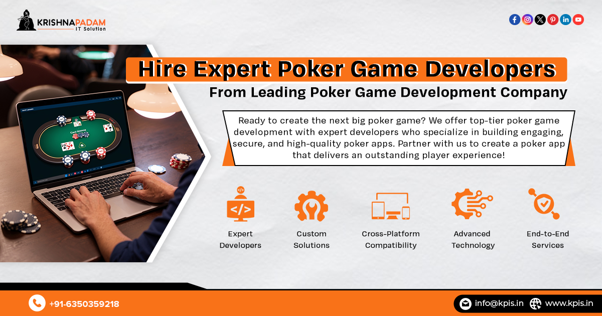 Hire Expert Poker game Developers From Leading Online Poker Game Development Company- KPIS Pvt. ltd.