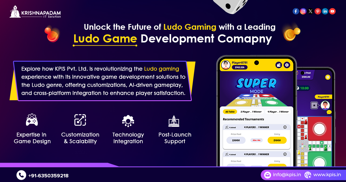 Unlock the Future of Ludo Gaming with a Leading Ludo Game Development Company- KPIS Pvt. Ltd.