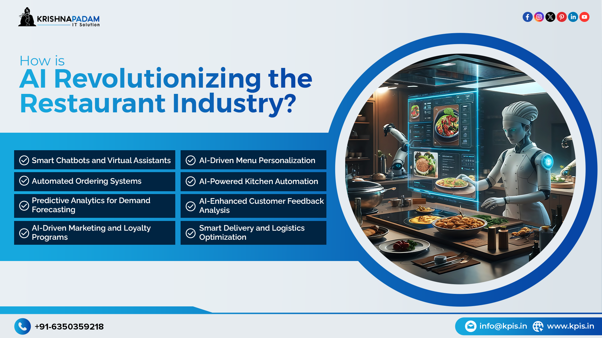 How is AI Revolutionizing the Restaurant Industry? for 2025- Krishna Padam IT Solution