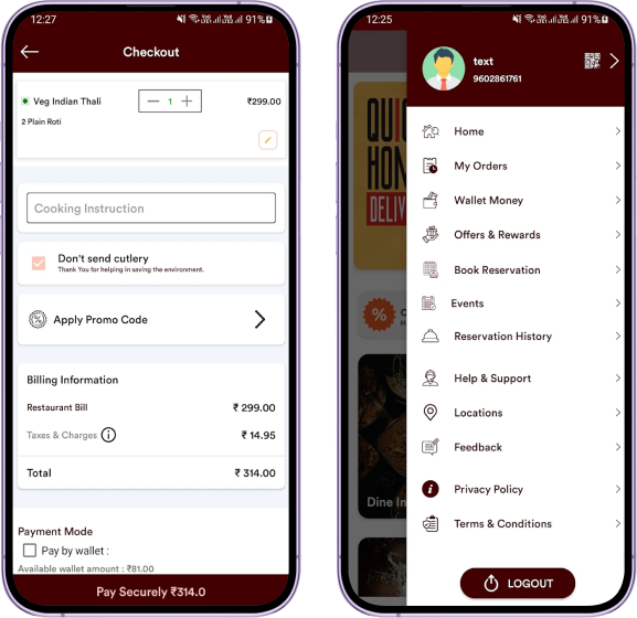 Restaurant Mobile App Development
